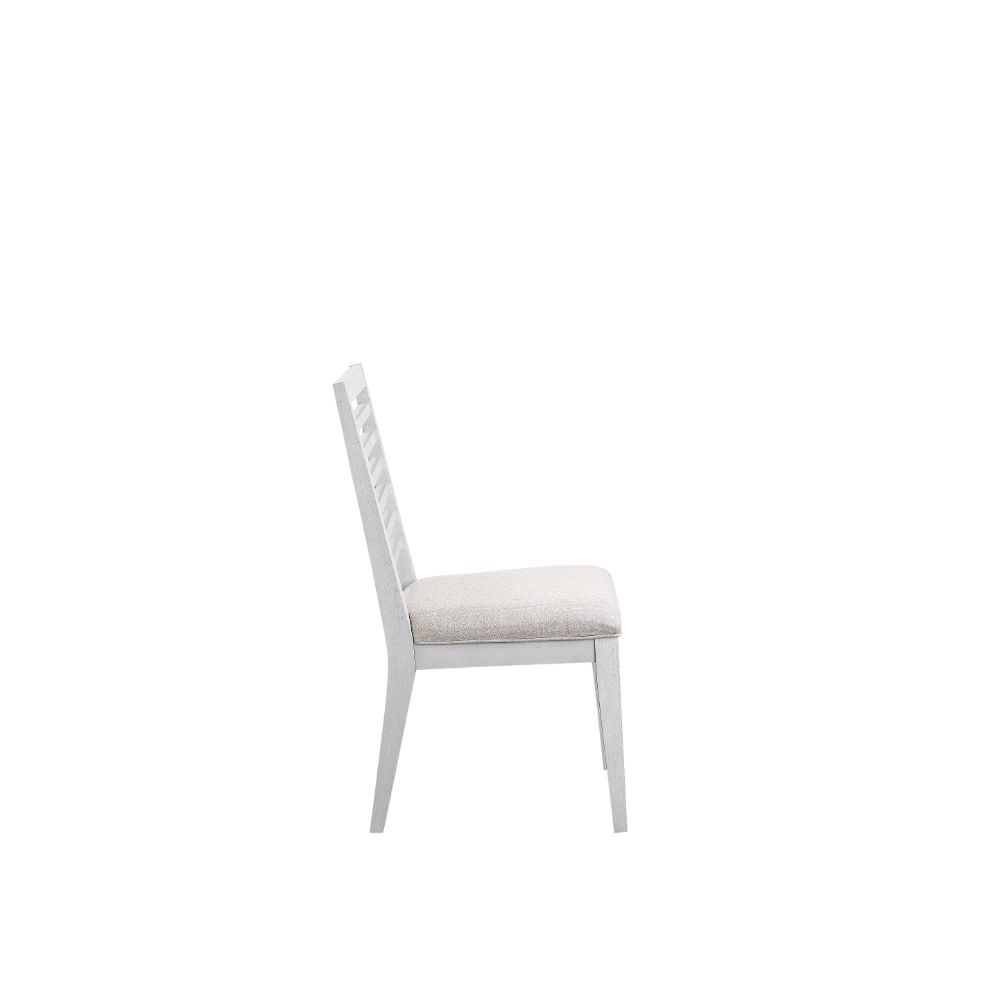 ACME - Aromas Side Chair (2Pc) in White Oak