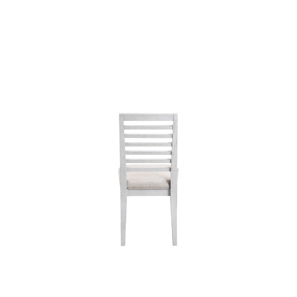 ACME - Aromas Side Chair (2Pc) in White Oak