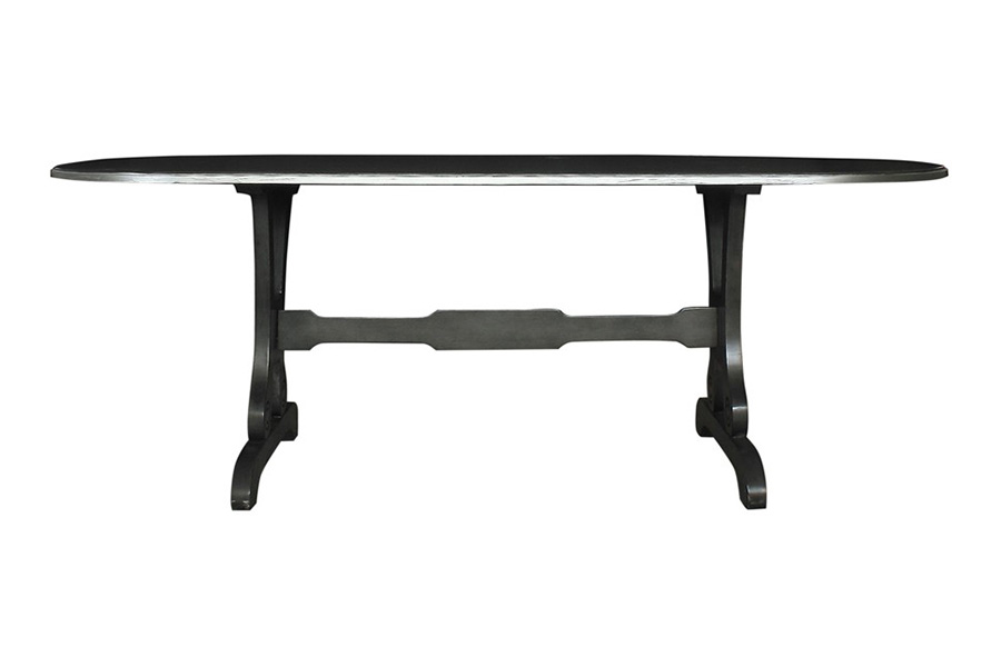 ACME - House Beatrice Dining Table in Charcoal