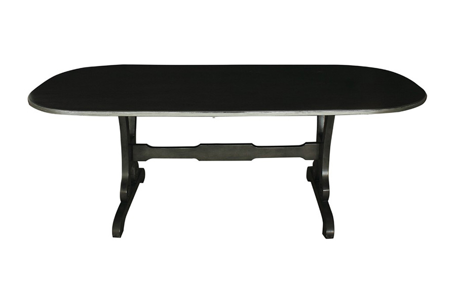 ACME - House Beatrice Dining Table in Charcoal