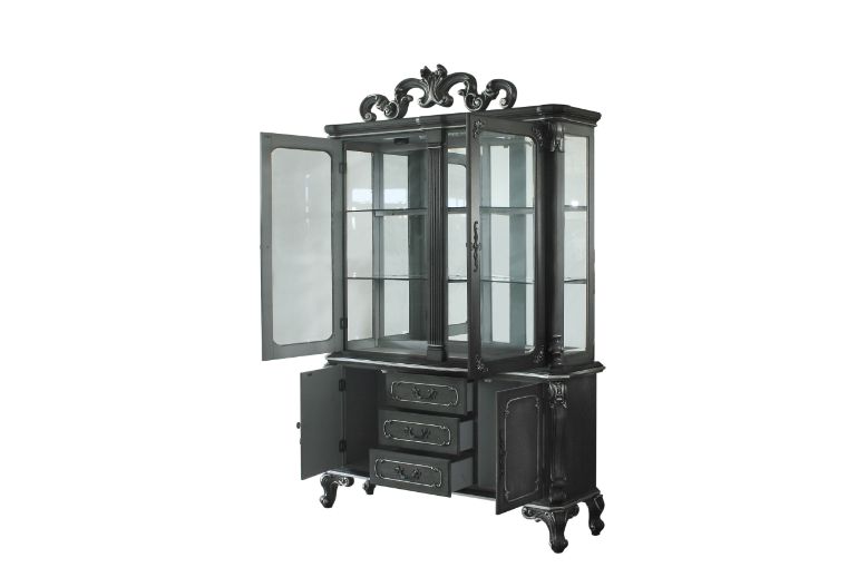 ACME - House Delphine Buffet & Hutch in Charcoal