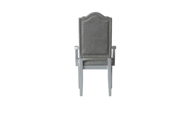 ACME - House Marchese Arm Chair (Set-2) in Pearl Gray