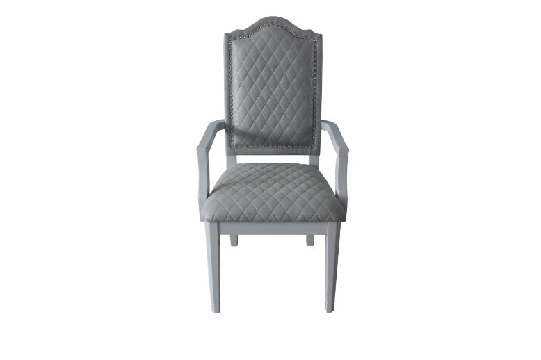 ACME - House Marchese Arm Chair (Set-2) in Pearl Gray