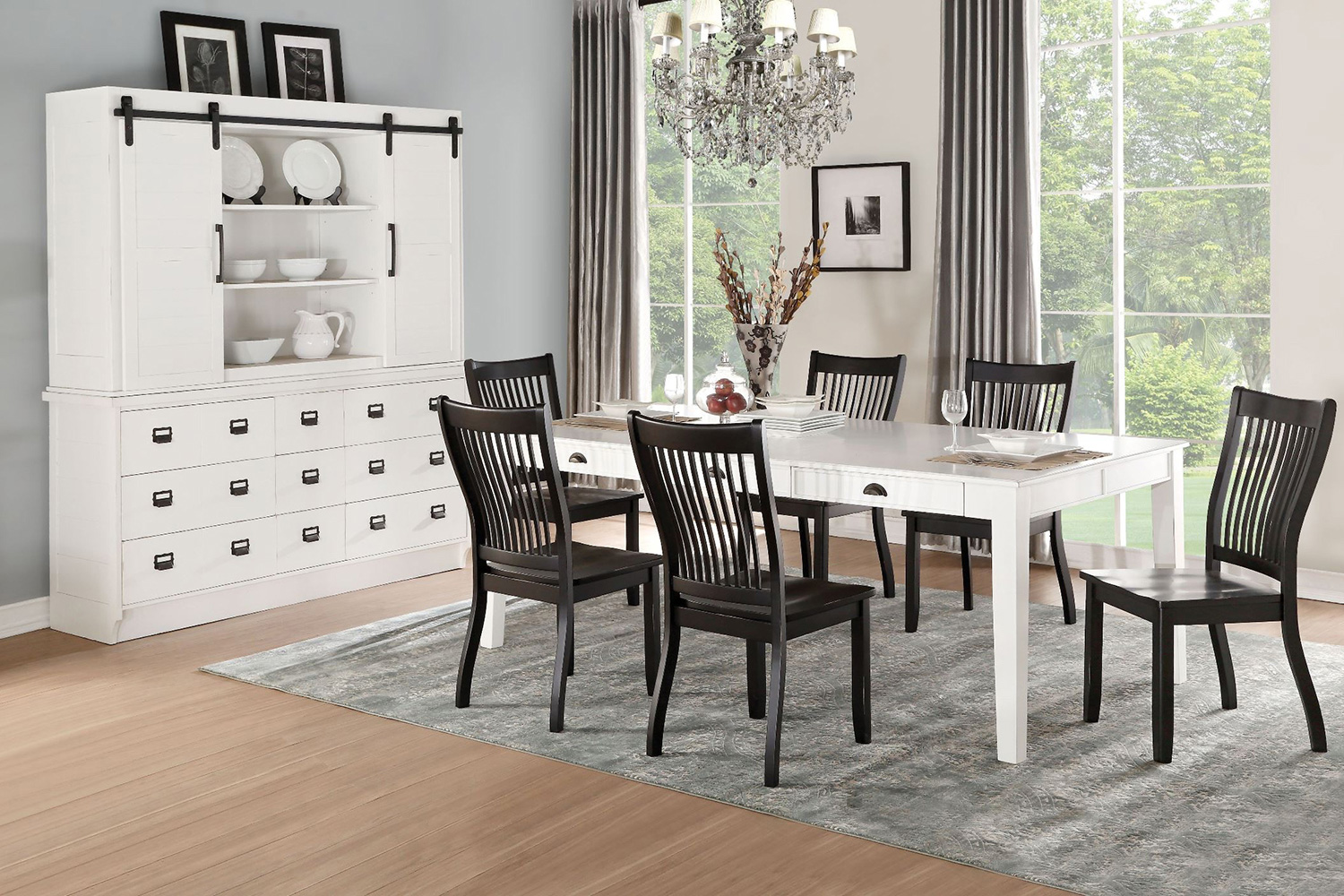 ACME - Renske Dining Table in Antique White