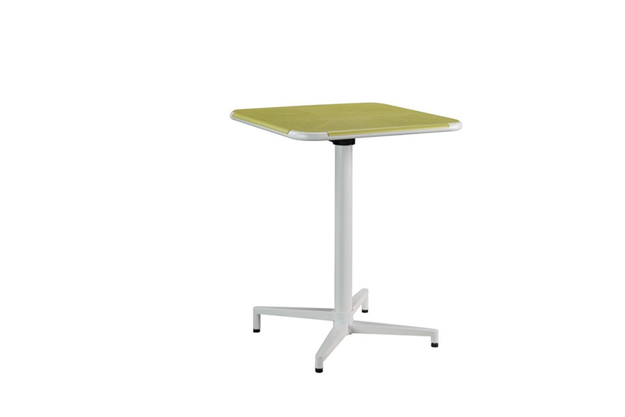 ACME Olson Folding Table - Yellow and White