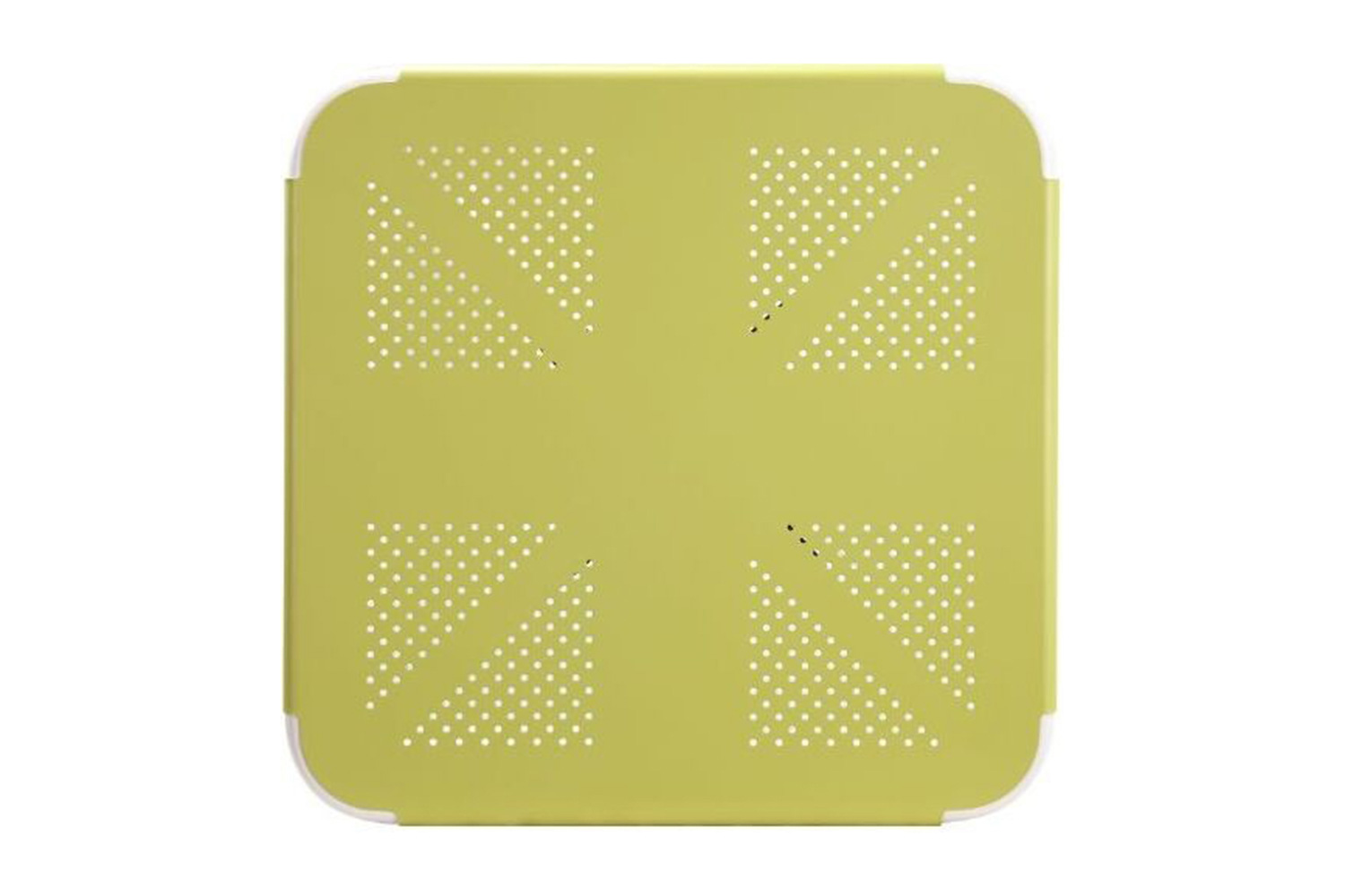 ACME Olson Folding Table - Yellow and White