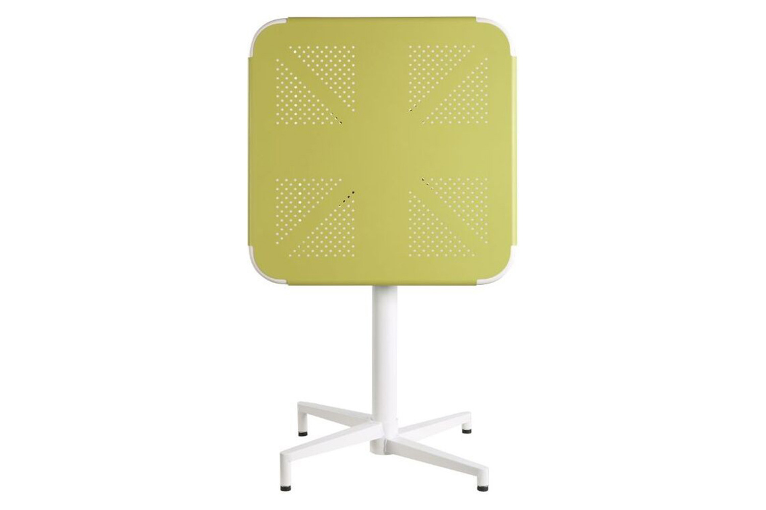 ACME Olson Folding Table - Yellow and White