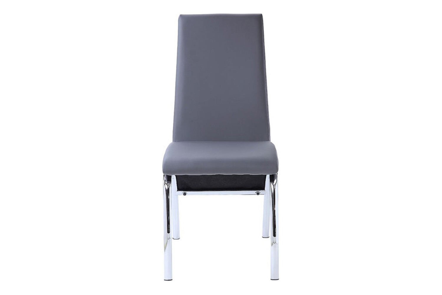 ACME - Noland Side Chair (Set-2) in Gray/Chrome