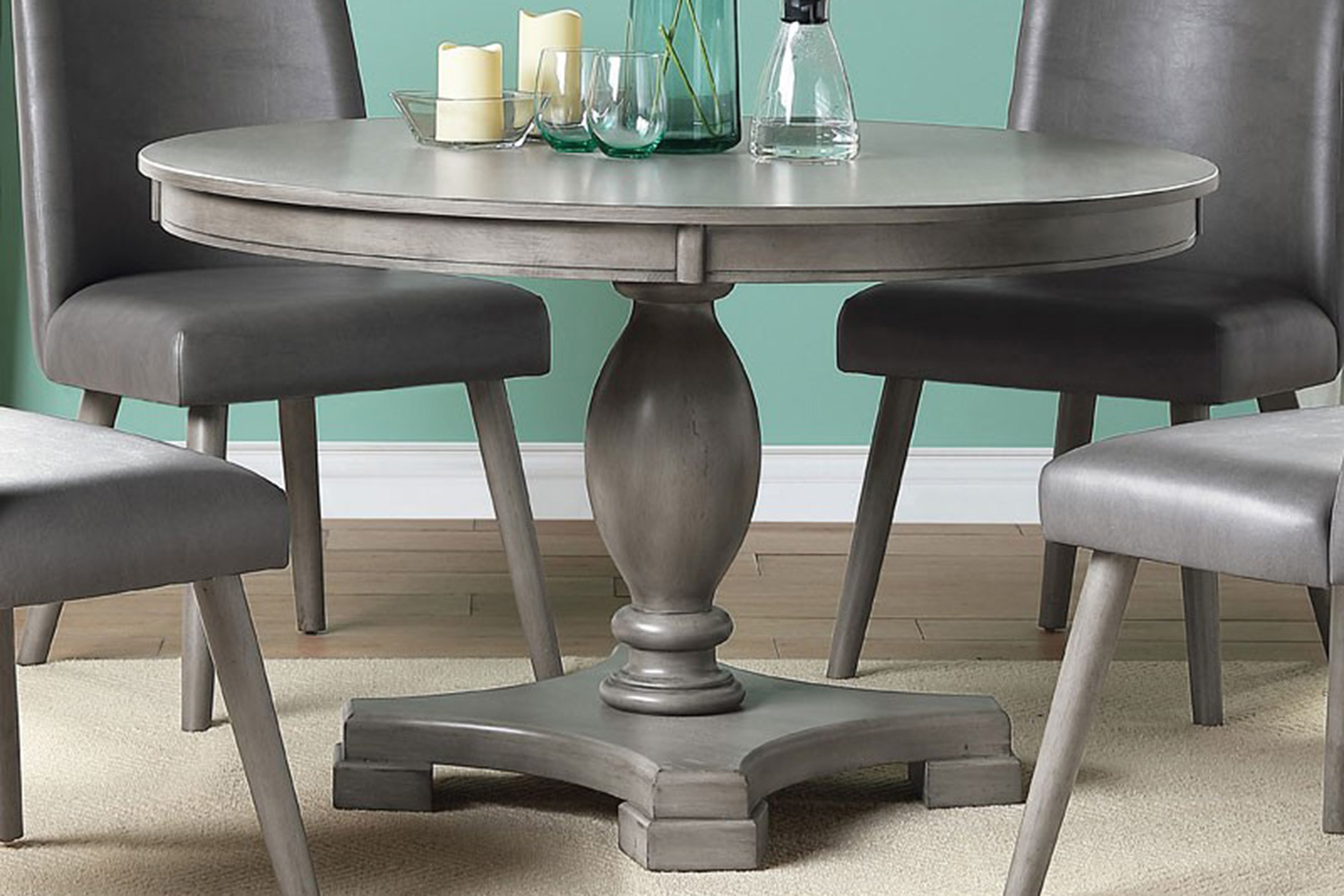 ACME - Waylon Dining Table in Gray Oak (72205)