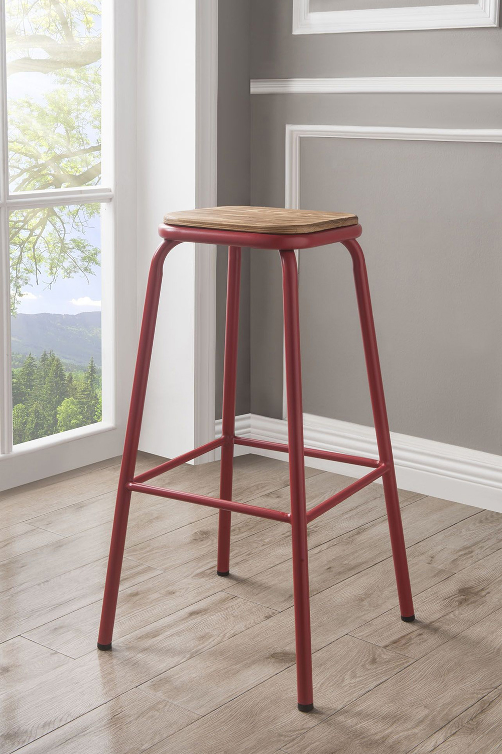 ACME - Scarus Bar Stool Set of 2