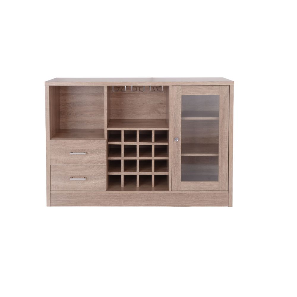 ACME - Hazen Server in Rustic Oak