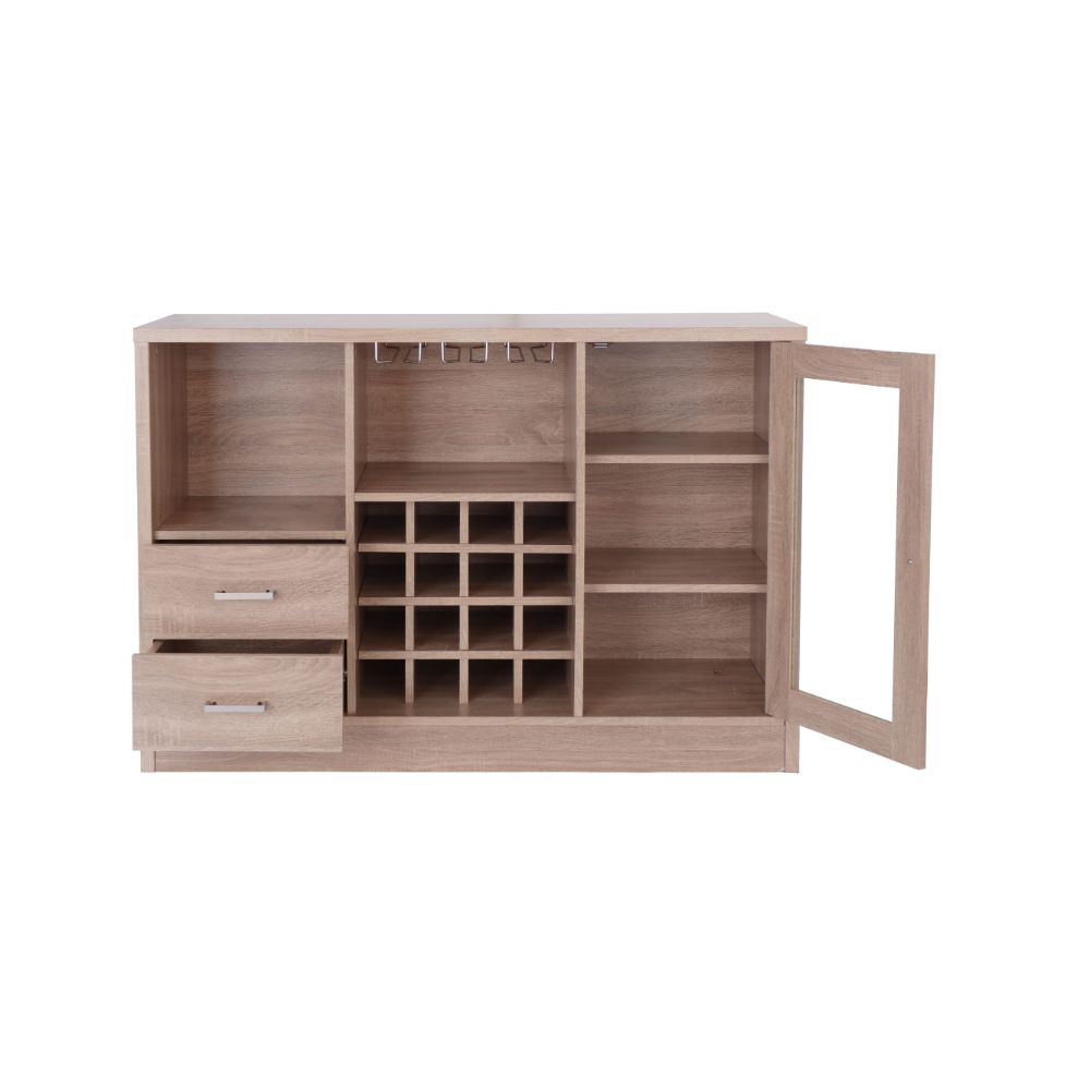 ACME - Hazen Server in Rustic Oak