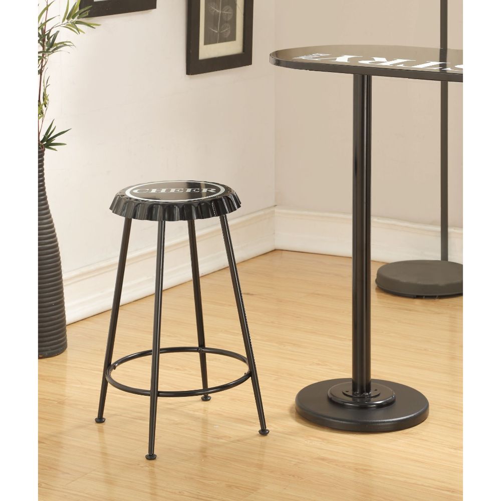 ACME Mant Stool (Set of 2) - Black