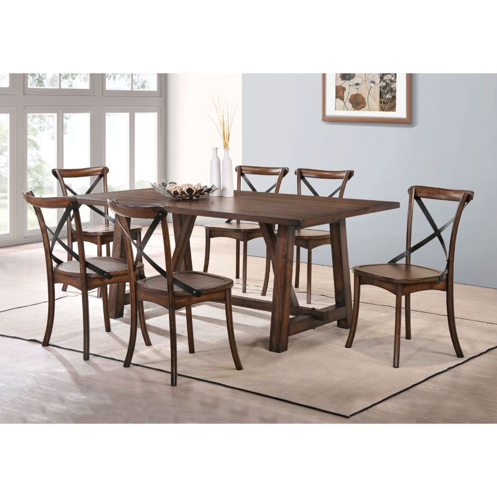 ACME - Kaelyn Dining Table in Dark Oak