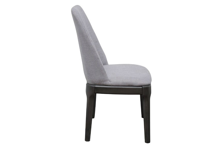 ACME - Madan Side Chair (Set-2) in Light Gray/Gray Oak