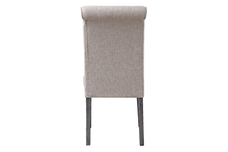 ACME - Yabeina Side Chair (Set-2) in Beige/Gray