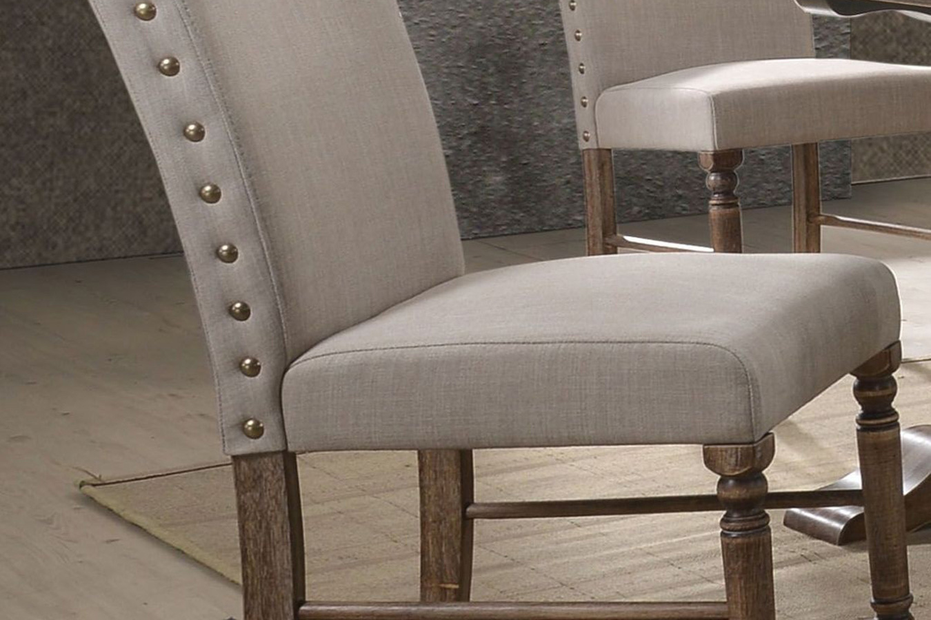 ACME - Leventis Side Chair Set of 2 in Cream