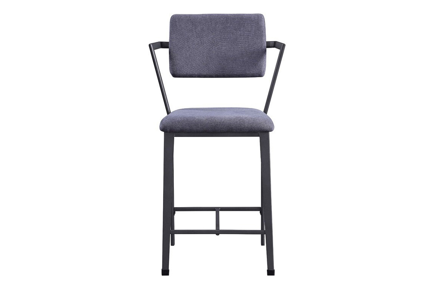 ACME Cargo Counter Height Chair Set of 2 - Gunmetal