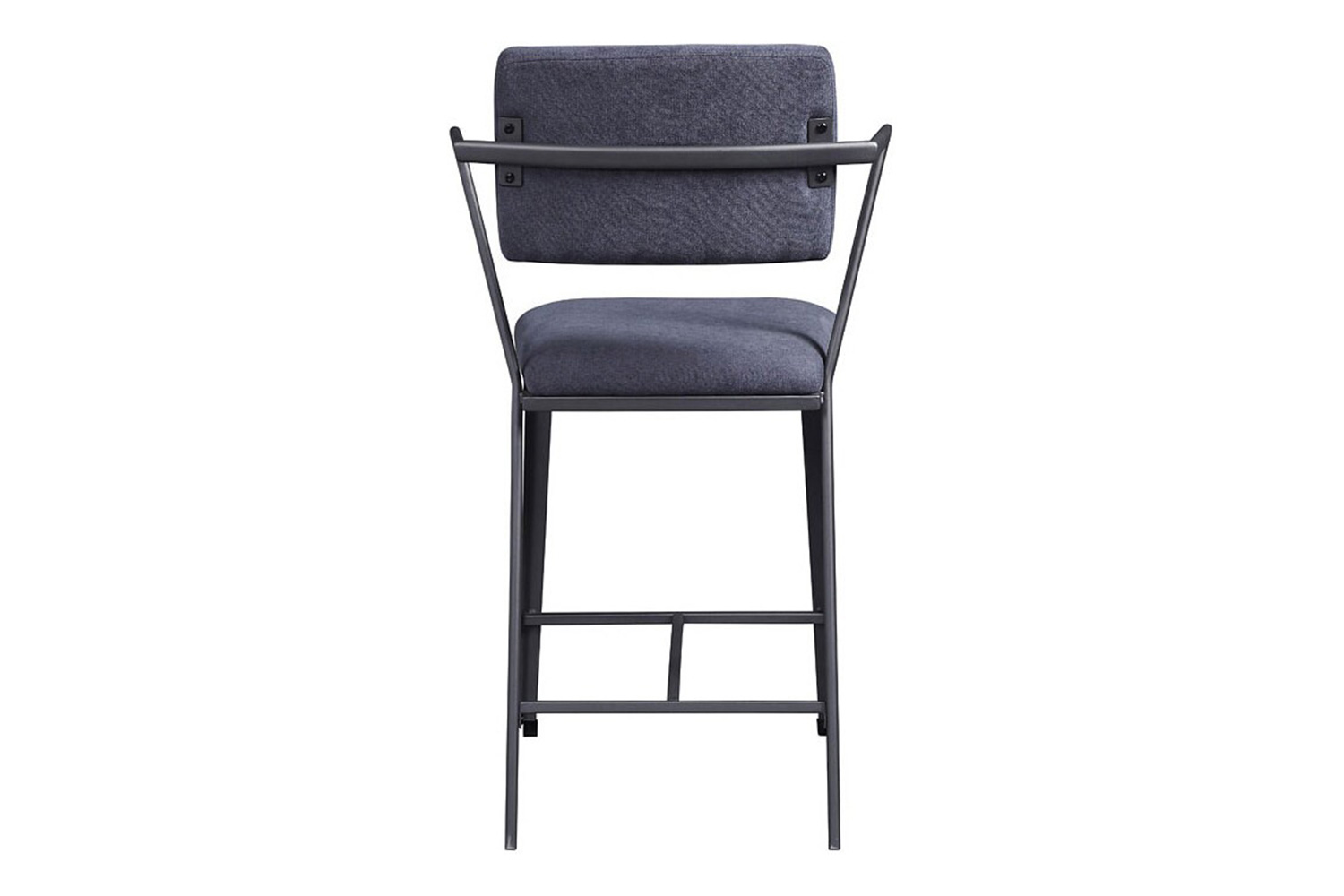 ACME Cargo Counter Height Chair Set of 2 - Gunmetal