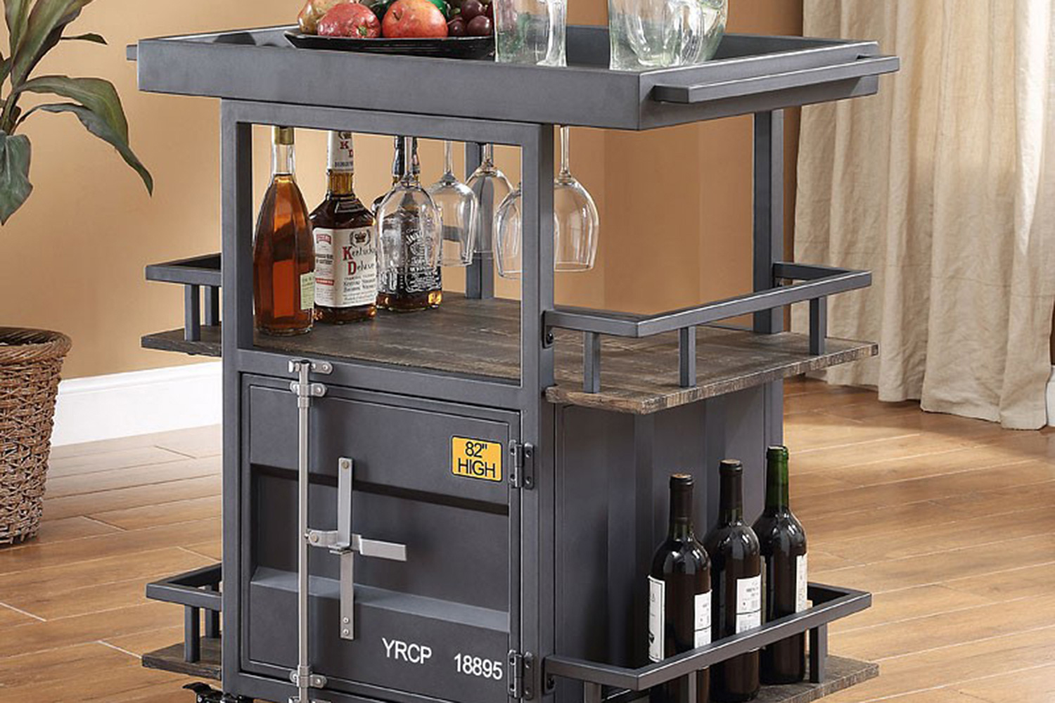 ACME Cargo Serving Cart - Gunmetal