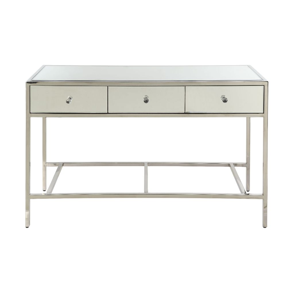 ACME - Weigela Sofa Table in Mirrored/Chrome