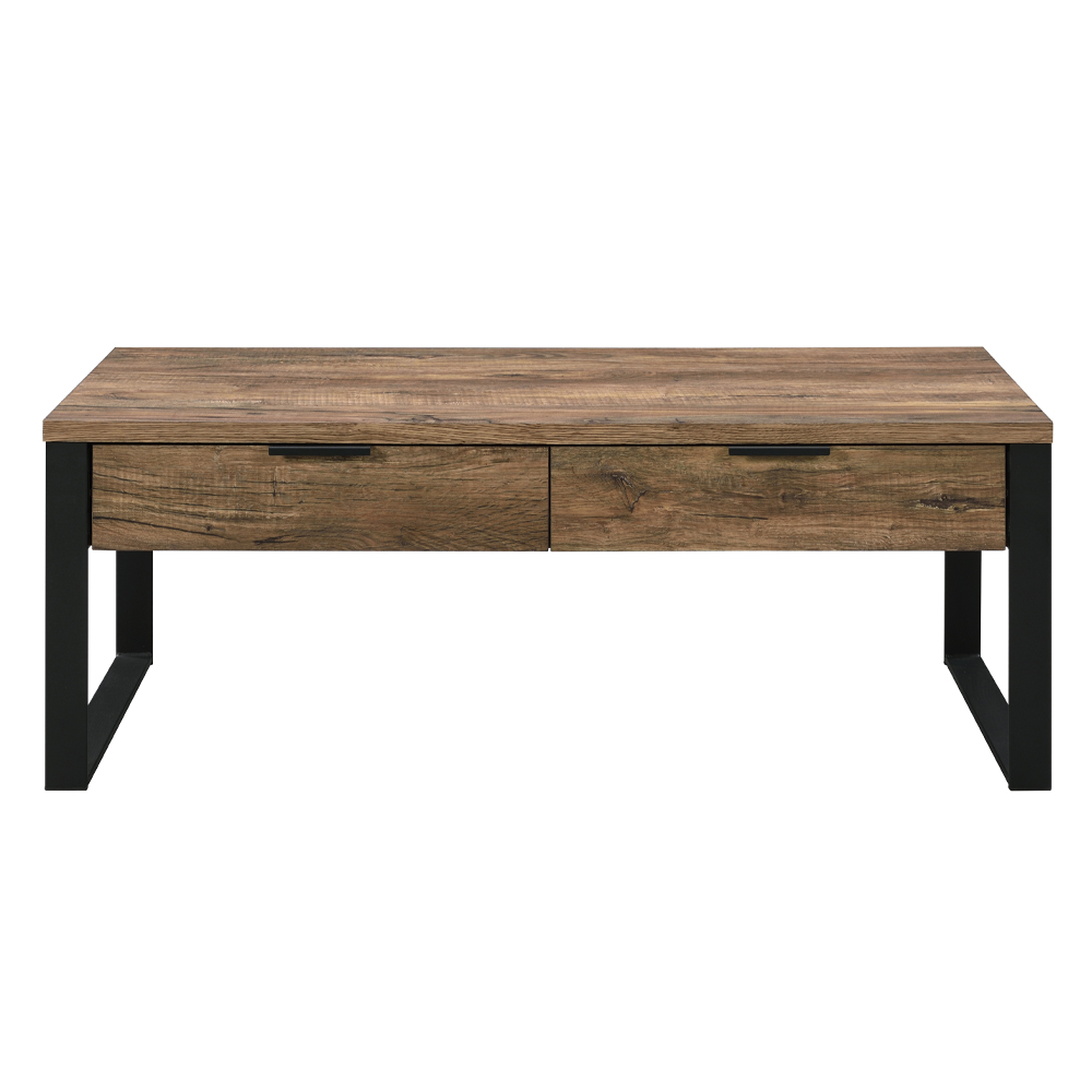 ACME - Aflo Coffee Table in Weathered Oak/Black