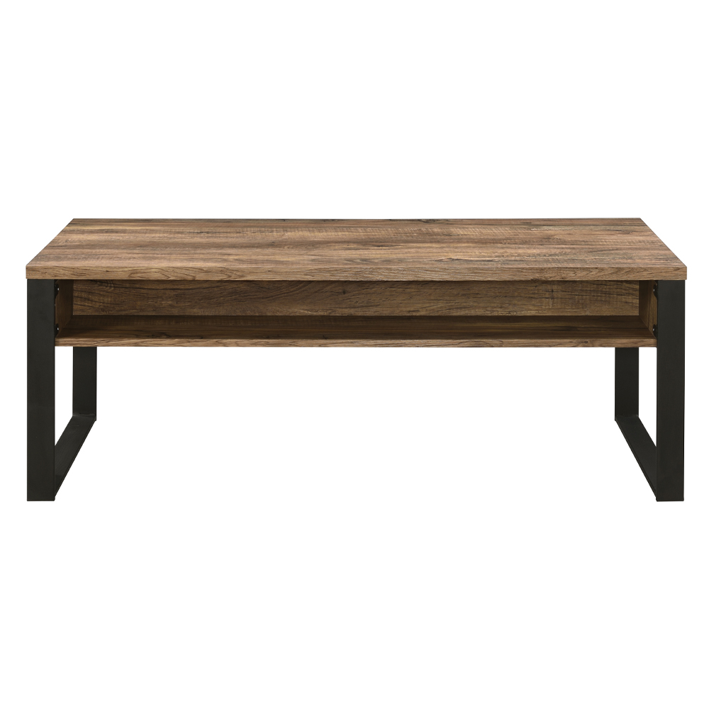 ACME - Aflo Coffee Table in Weathered Oak/Black