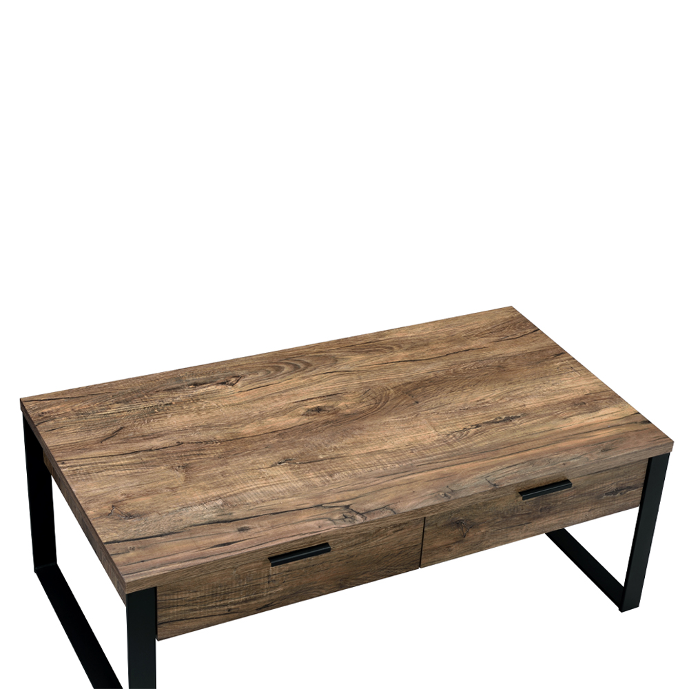 ACME - Aflo Coffee Table in Weathered Oak/Black