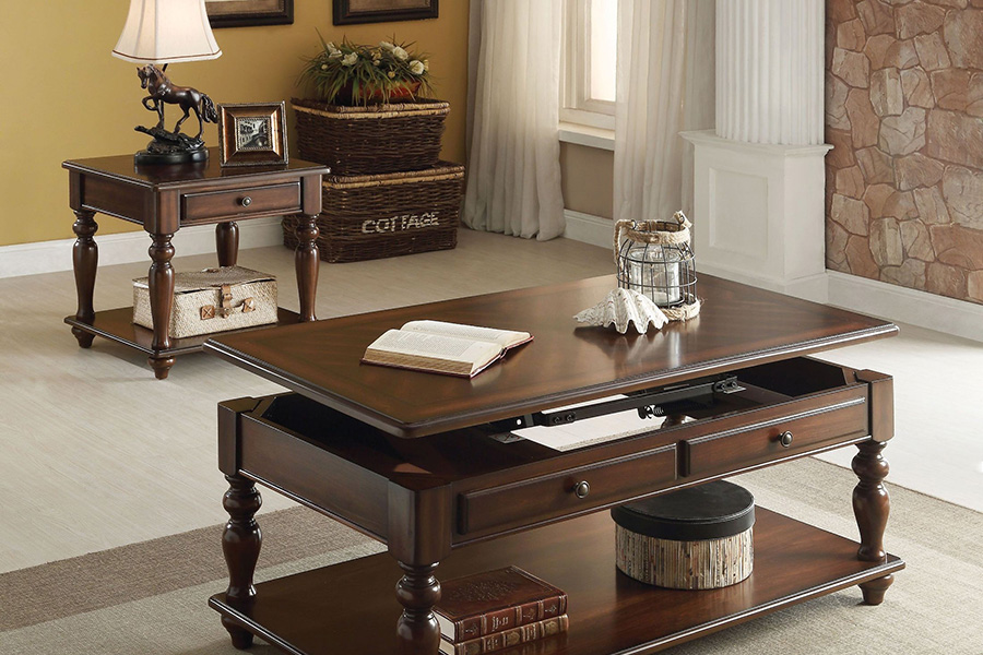 ACME - Farrel Coffee Table with Lift Top in Walnut