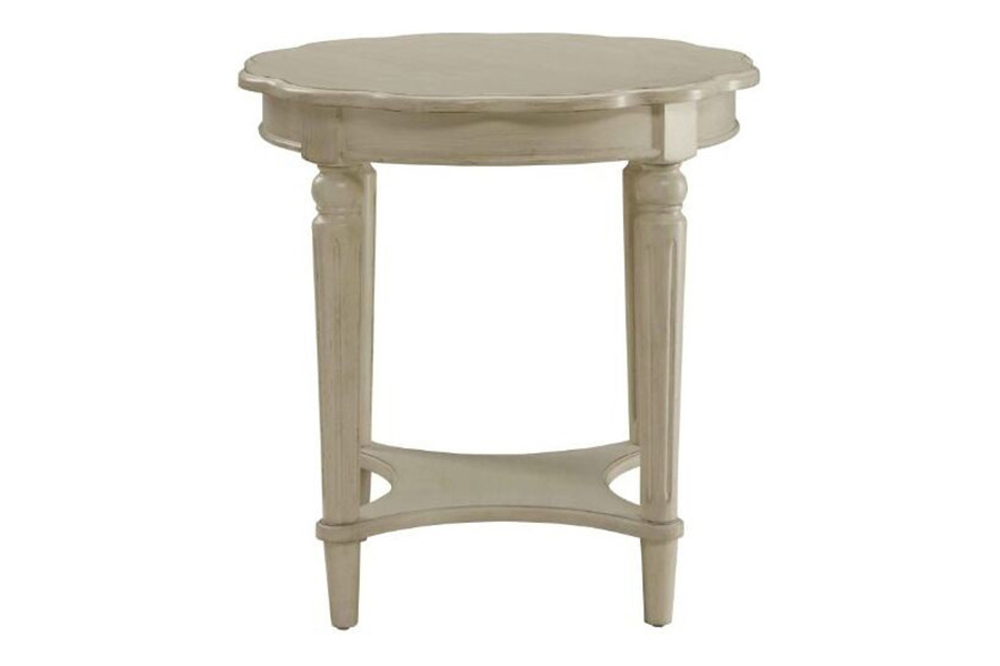 ACME Fordon End Table - Antique White