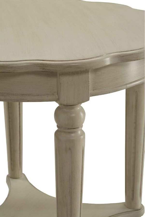 ACME Fordon End Table - Antique White