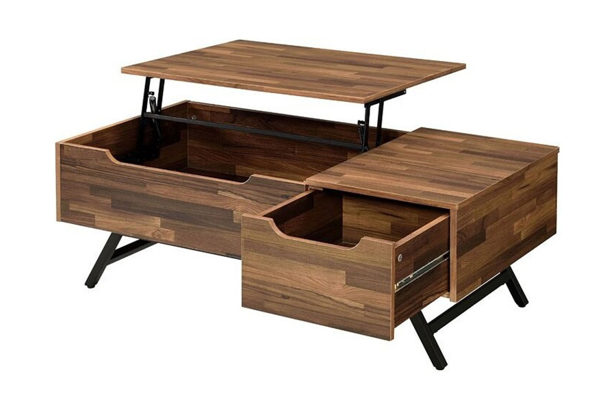 ACME Throm Coffee Table with Lift Top - Walnut