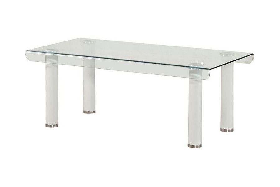 ACME - Gordie Glass Top Rectangular Coffee Table