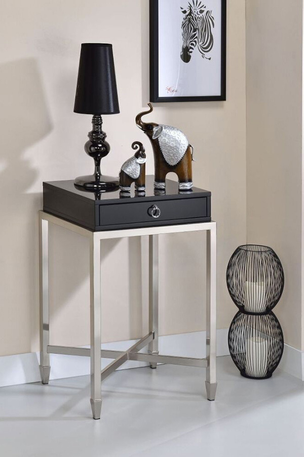 ACME Belinut Accent Table - Black