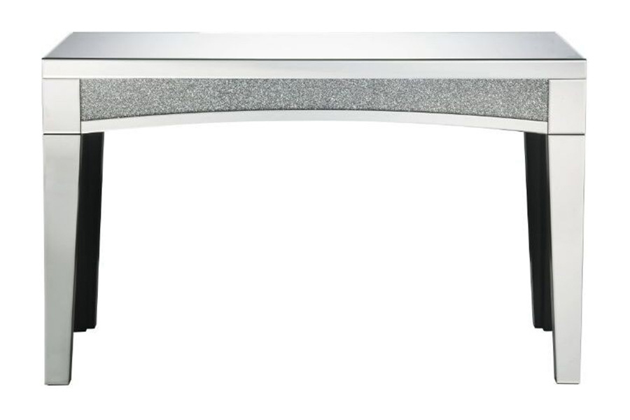 ACME - Noralie Console Table in Mirrored/Faux Diamonds (84678)