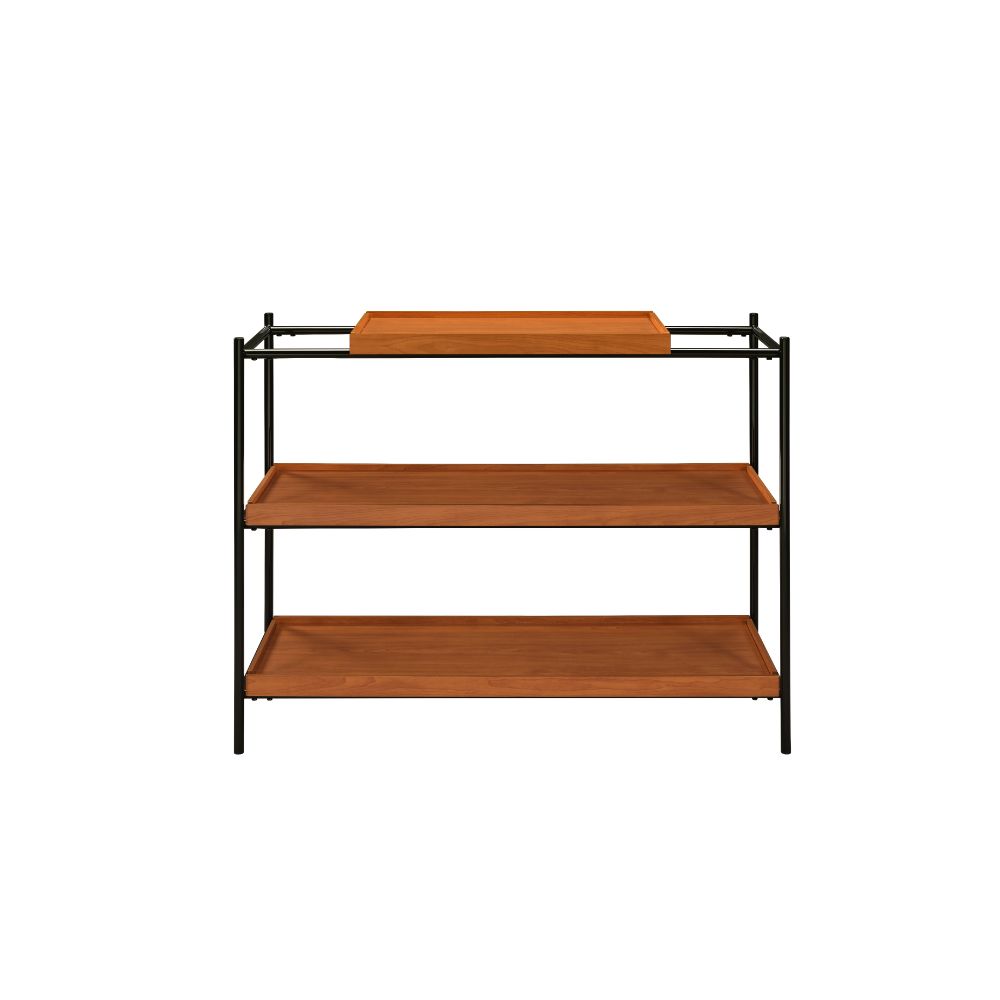 ACME - Oaken Sofa Table in Honey Oak/Black