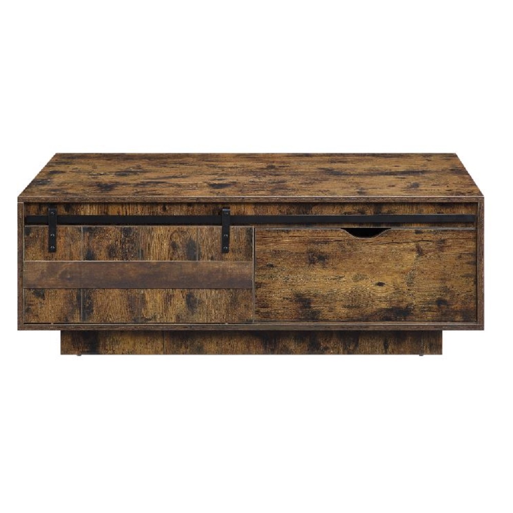 ACME - Bellarosa Coffee Table (Same Lv01442) in Rustic Oak