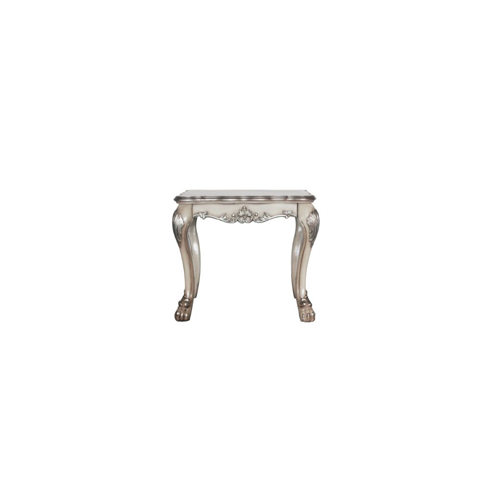 ACME Dresden End Table - Vintage Bone White