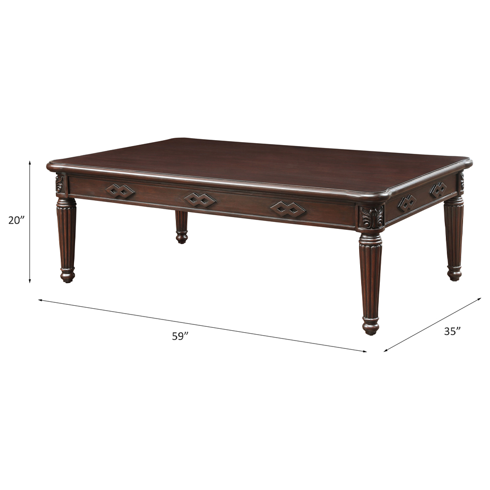 ACME - Chateau De Ville Coffee Table in Espresso