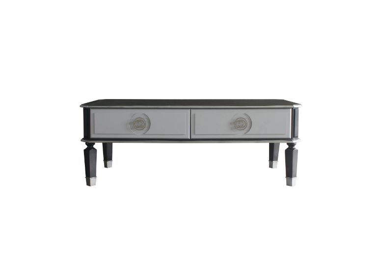 ACME - House Beatrice Coffee Table in Charcoal/Light Gray