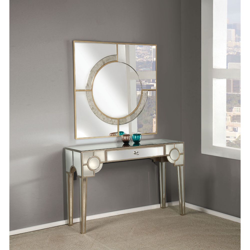 ACME - Hanne Console Table in Mother of Pearl