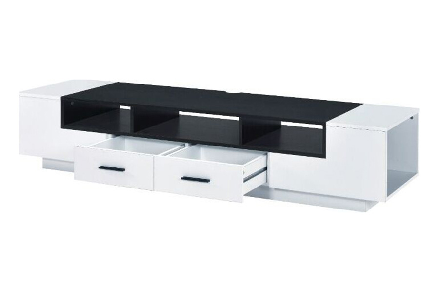 ACME - Armour TV Stand in White/Black