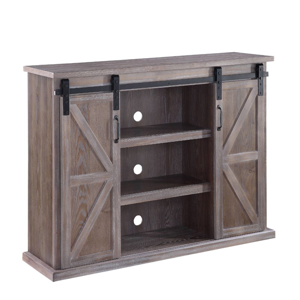 ACME - Orabella TV Stand in Rustic Natural