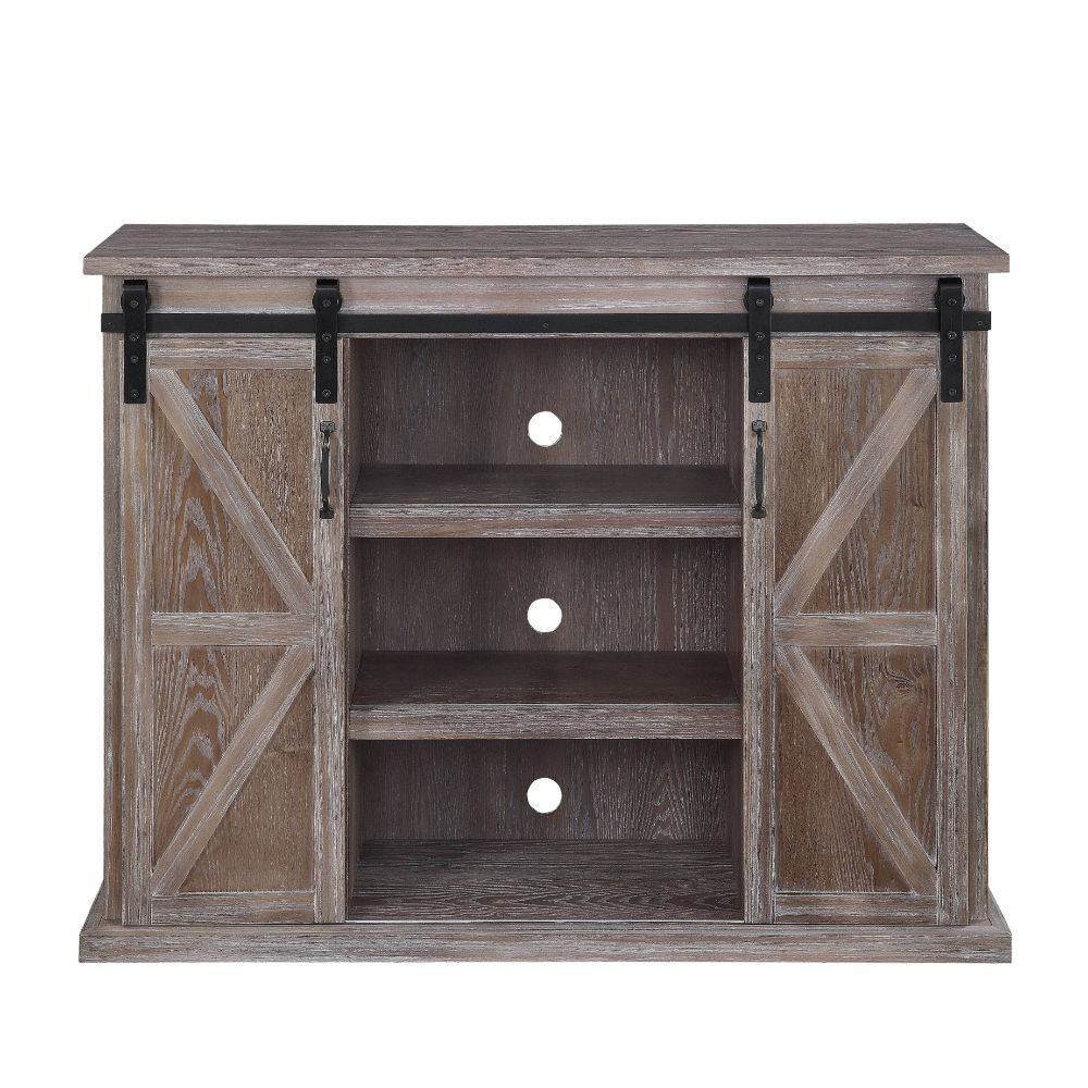 ACME - Orabella TV Stand in Rustic Natural