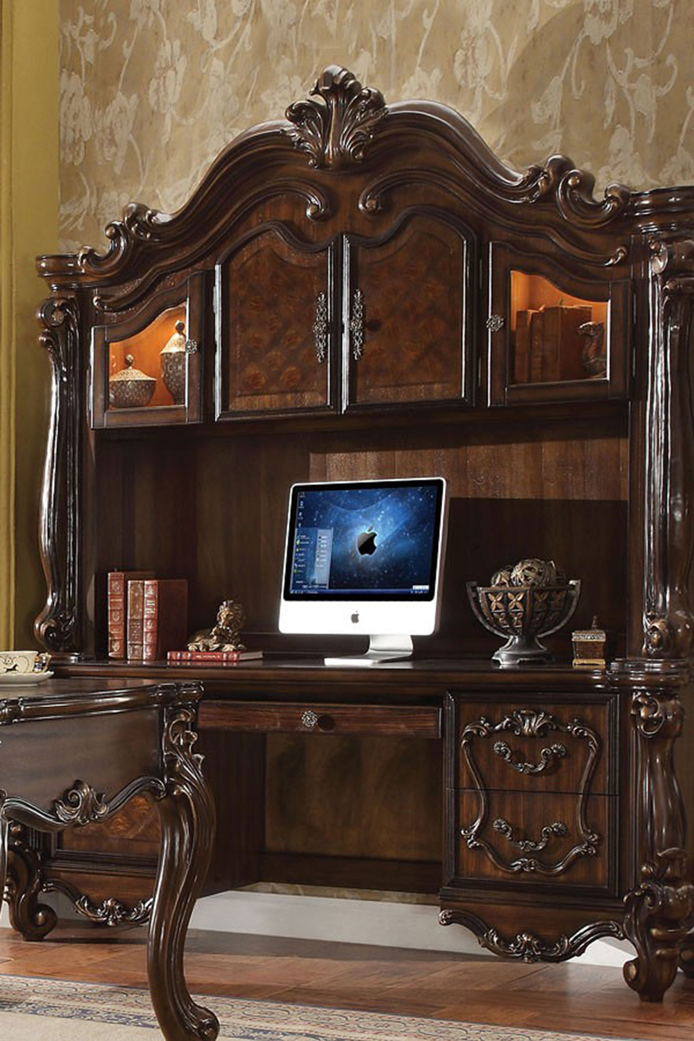 ACME - Versailles Computer Desk and Hutch