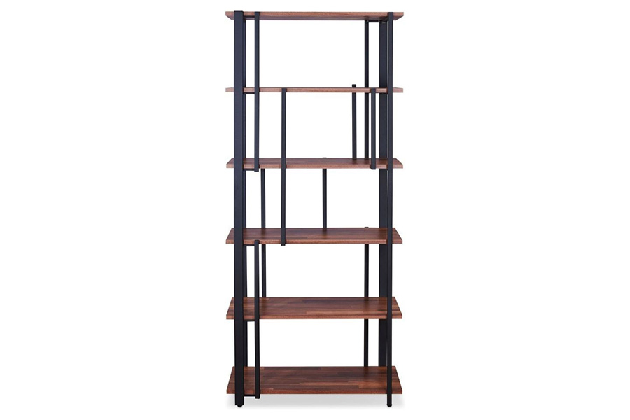 ACME™ Sara Bookshelf - Walnut/Sandy Black (92406)