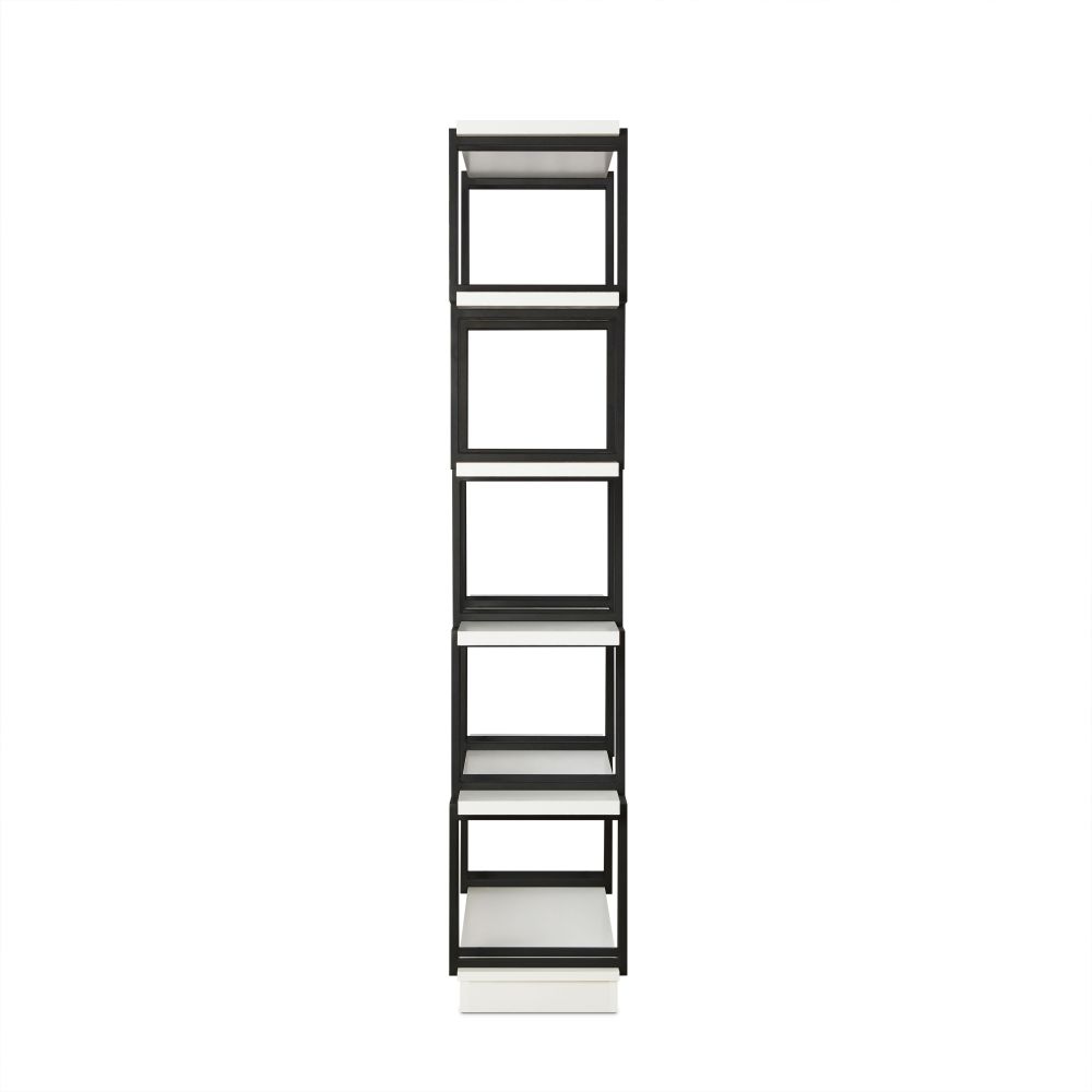 ACME - Verne Bookshelf in White/Black