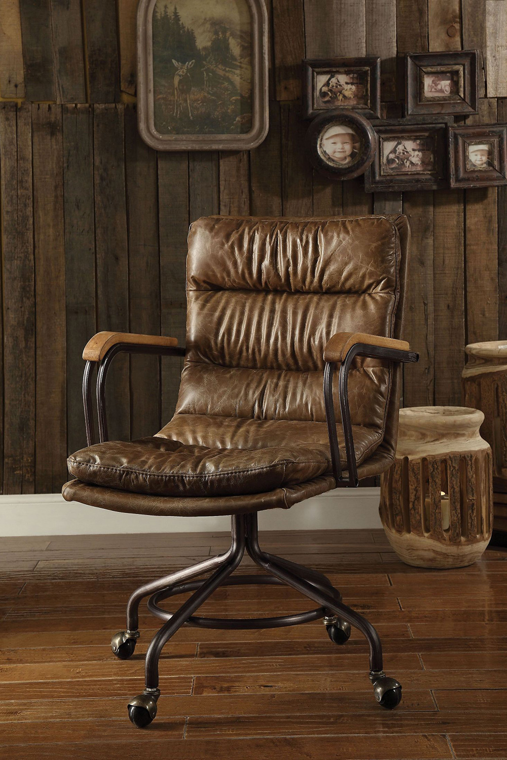 ACME - Harith Leather Executive Office Chair