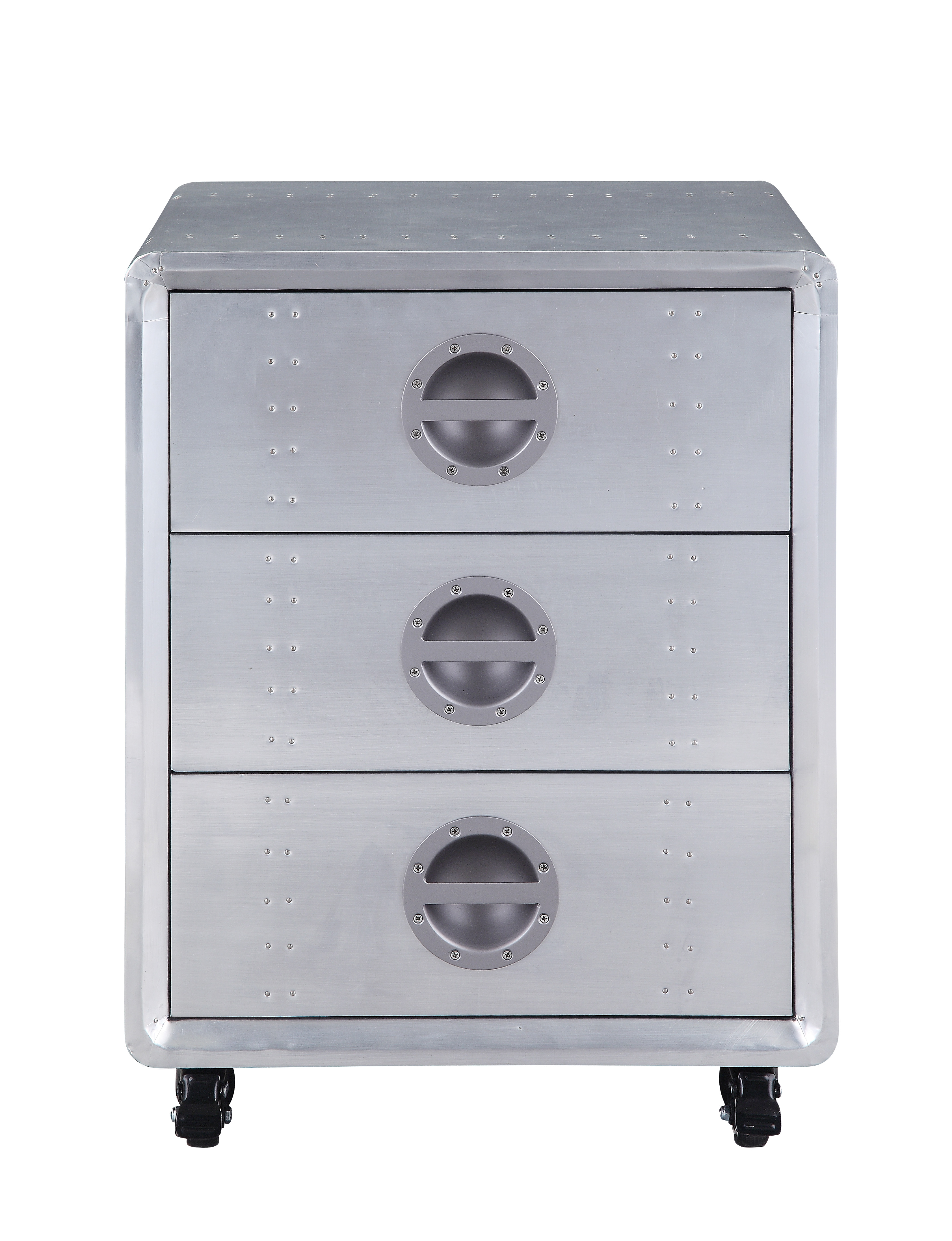 ACME - Brancaster Cabinet in Aluminum (92429)