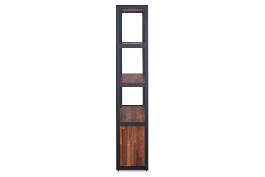 ACME - Sara Bookshelf in Walnut/Sandy Black (92442)